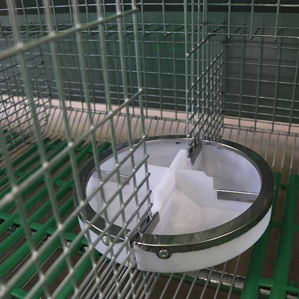 Alambre de acero Q235/jaula plástica del conejo, batería que actúa el aparador de conejo de lujo